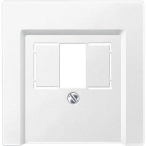 1St. Merten 297919 Zentralplatte für TAE/Audio/USB, polarweiß, System M 1St. Merten 297919 Zentralplatte für TAE/Audio/USB, polarweiß, System M