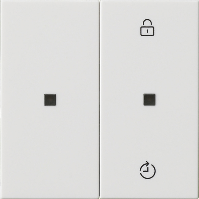 1St. Gira 549303 Gira eNet Funk Bedienaufs. Memory System 55 Reinweiß