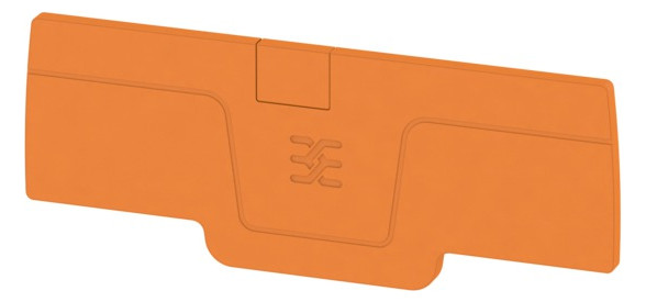 100St. WEIDMUEL AEP 4C 2.5 OR Abschlussplatte (Klemmen), orange, Höhe: