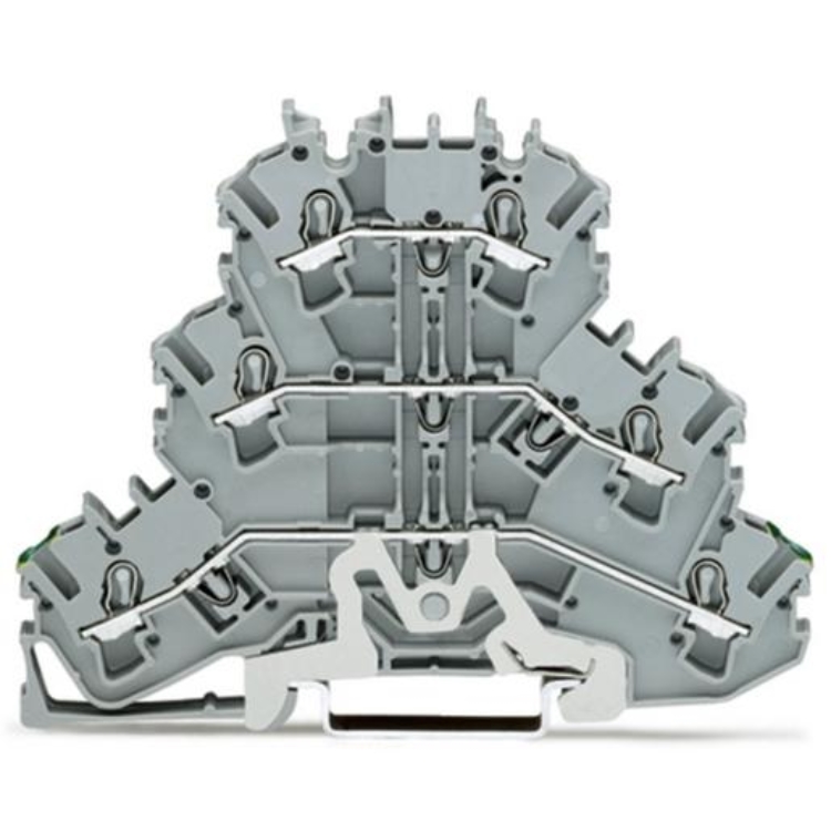 1St. Wago 2002-3227 Dreistockklemme