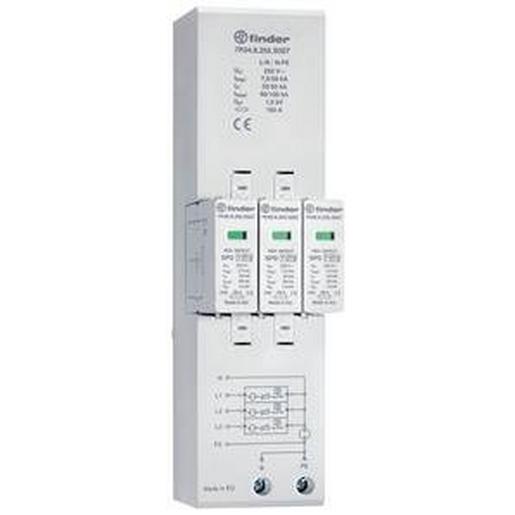 1St. Finder 7P.04.8.255.S007 Kombiableiter Typ 1+2 für dreiphasige TN-S und TT Netze