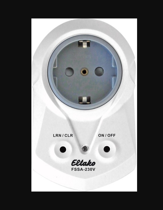 1St. Eltako FSSA-230V Funkaktor Steckdosen-Schaltaktor 30100001