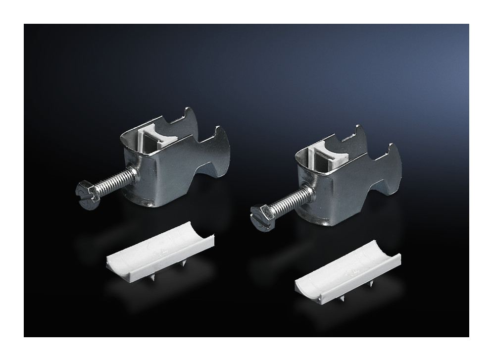 1St. Rittal DK 7077.000 Kabelschellen für C-Profilschienen, Kabeldurchmesser 6 - 14mm, Preis p 7077000 1St. Rittal DK 7097.220 Kabelschellen für C-Profilschienen, Kabeldurchmesser 22 - 26mm, Preis 7097220