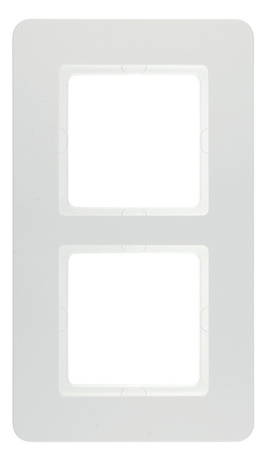 5St. Berker 10126189 Rahmen 2fach Q.7 polarweiß samt