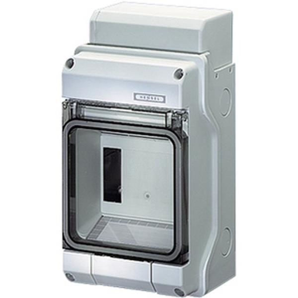 1St. Hensel KV PC 9104 KV 90-Automatengehäuse Polycarbonat 4,5 Teilungseinheiten (4,5x18 mm), IP 65 61001101 KVPC9104