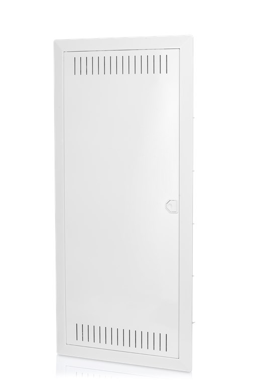 1St. F-Tronic JUMBO48K HW/UP Kommunikationsverteiler, 4-reihig mit Montageplatte und 3-fach-Steckdose 7250033