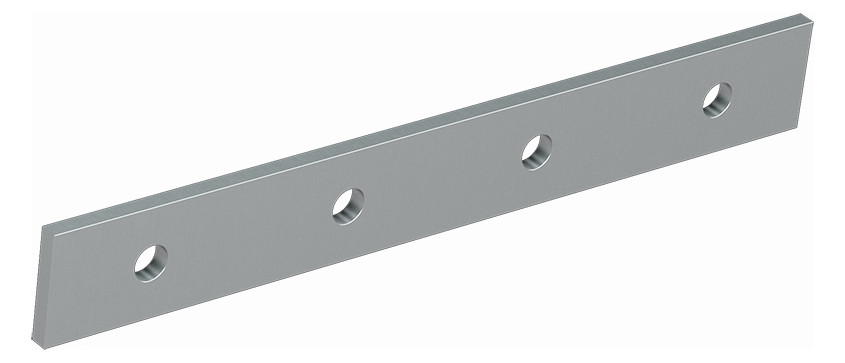 1St. BAR CATania Verbinder gerade, 2 62398802 Stück inkl. 8 Madenschrauben 62398802