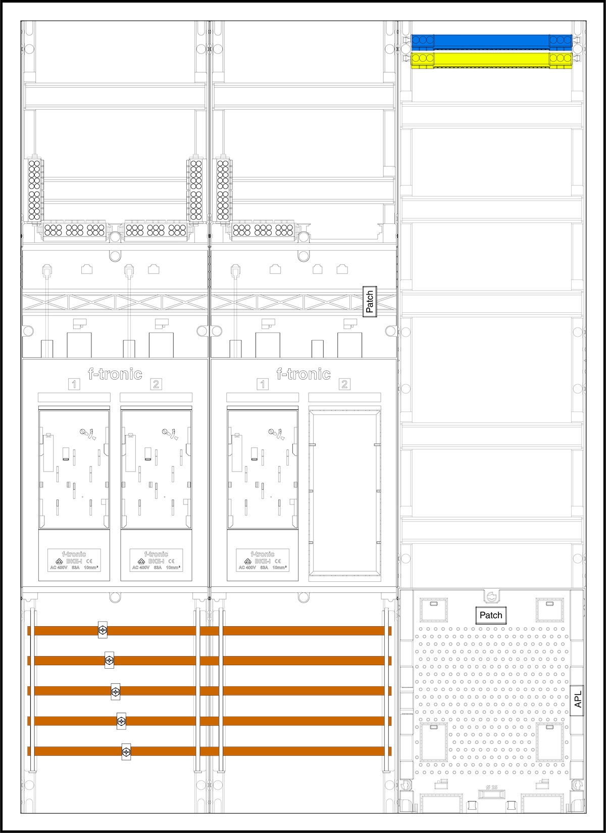 1St. F-Tronic EHZ733APZ EHZ733APZ, 3 ZP, DS, 1 R, 1 VAPZ inkl. APL,2 PPV,1 PL150 7195802