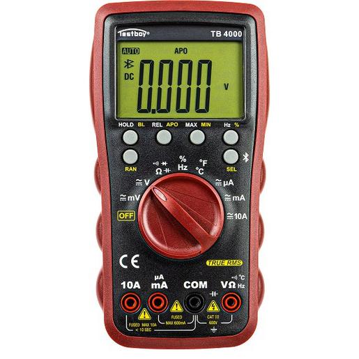 1St. NTESTMMDIGIBT.01 Digital-Multimeter mit Bluetooth-Funktio