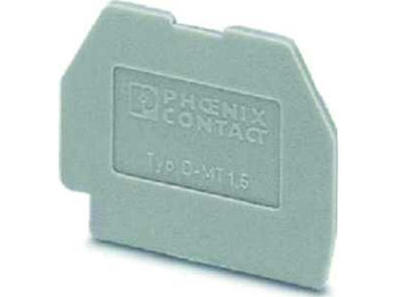 50St. Phoenix D-MT 1,5 Abschlussdeckel L=22 mm B=1 mm H=17,7 mm grau 3100321