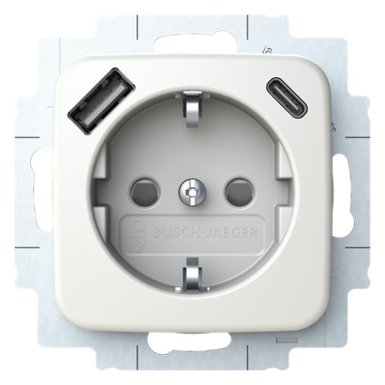 1St. Busch-Jaeger 20 EUCB2USBAC-214 USB-A+C Steckdose