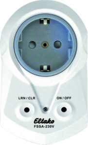 1St. Eltako FSSA-230V Funkaktor Steckdosen-Schaltaktor 30100001