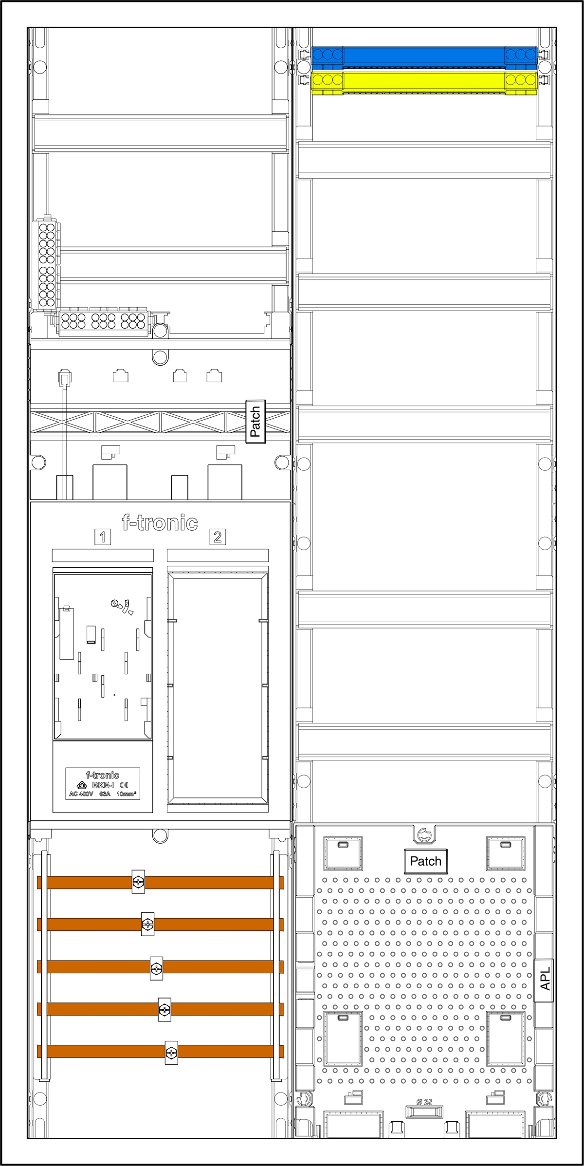 1St. F-Tronic EHZ721APZ EHZ721APZ, 1 ZP, DS, 1 R, 1 VAPZ inkl. APL,2 PPV,1 PL150 7195098