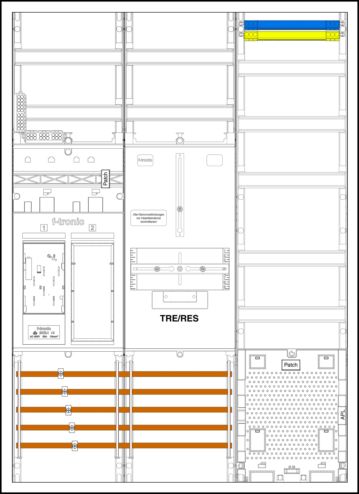 1St. F-Tronic EHZ731TAPZODS EHZ731TAPZODS,1 ZP, 1 TRE, 1 VAPZ inkl. APL,2 PPV,1 PL150 7195401