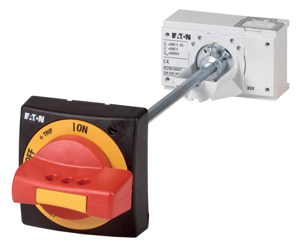 1St. EATON NZM1-XTVDVR-60-NA 100671 Türkupplungs-drehgriff rot-gelb