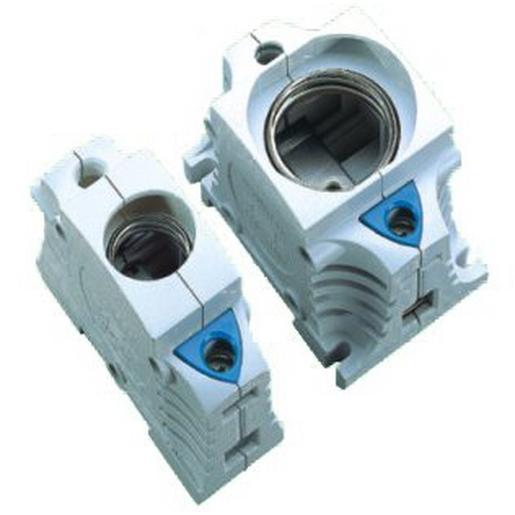 1St. Wöhner 31286 D0-Einbau-Sicherungssockel E 14 / 16 A / 1P berührungsgeschützt nach DGUV V3