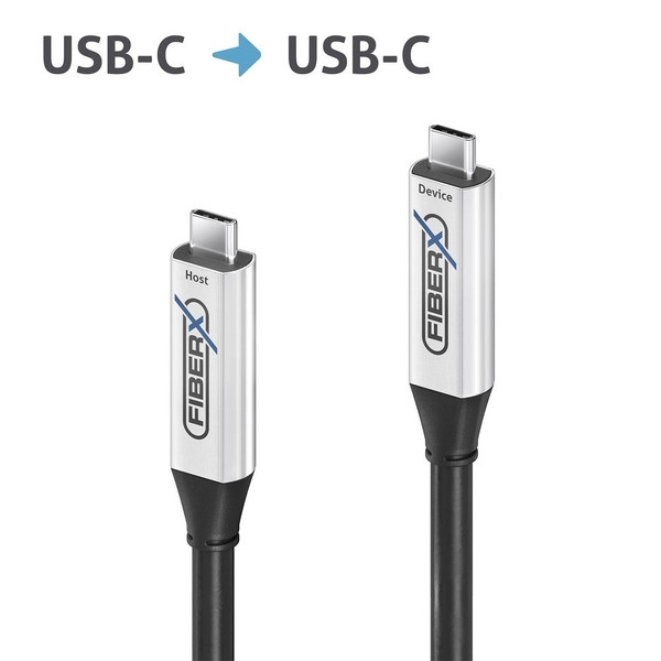 1St. Purellink FX-I600-005 USB 3.2 USB-C AOC Glasfaserkabel 5m