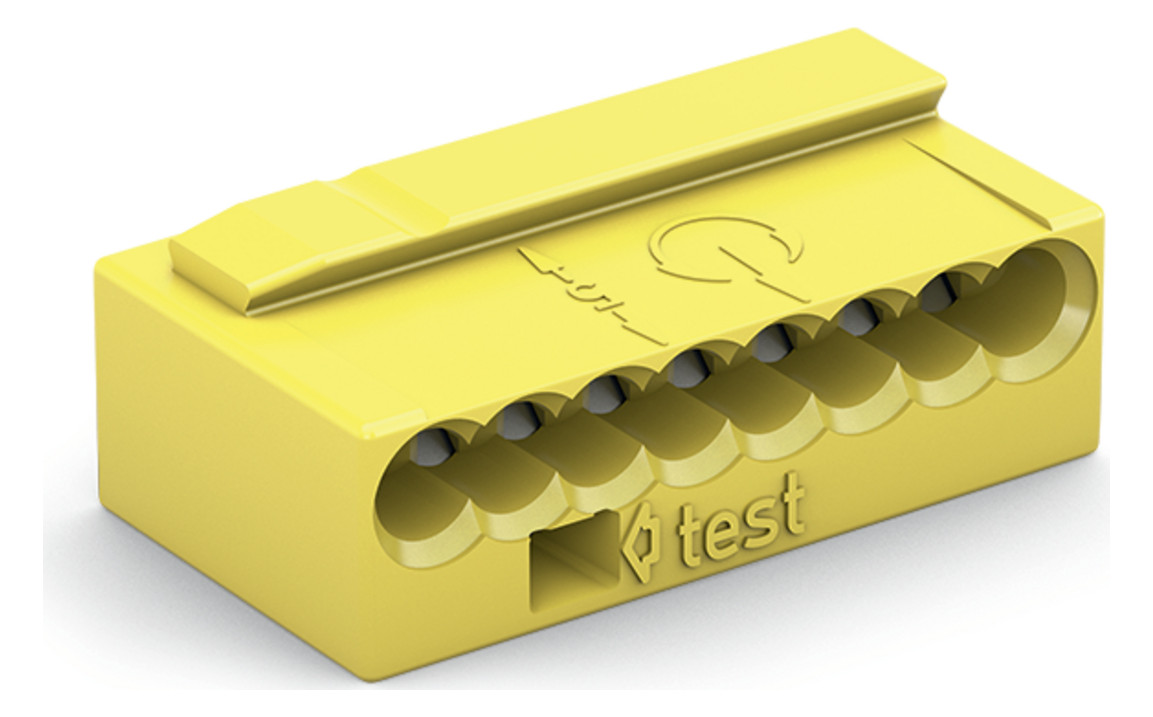 50St. Wago 243-508 MICRO-Verbindungsdosenklemme für eindräh