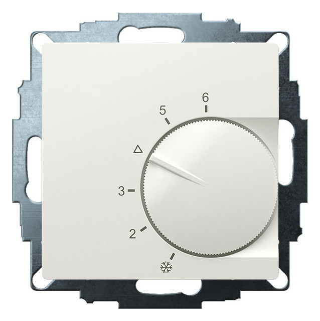 1St. Eberle UTE 1001-RAL9010-G-5 Raumtemperaturregler UP 230V