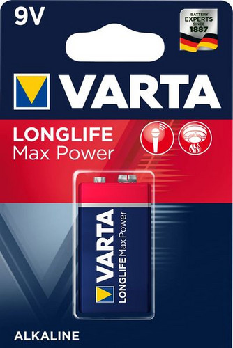10St. Varta MAX TECH 9V 1er 04722101401 Blister 04722101401