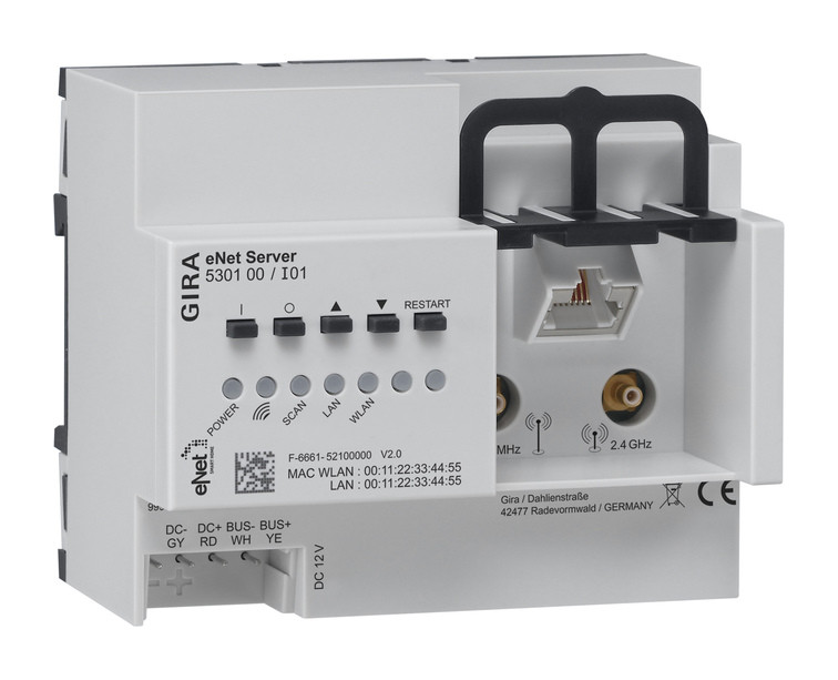 1St. Gira 530100 Server REG Gira eNet 1St. Gira 530100 Server REG Gira eNet...