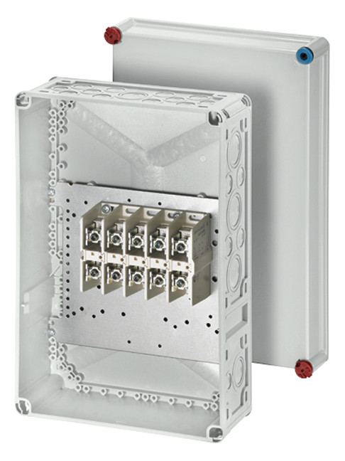 1St. Hensel K 7052 Kabelabzweigkasten 10-95 qmm 3phasig, 5pol. Klemme 3900011 K7052