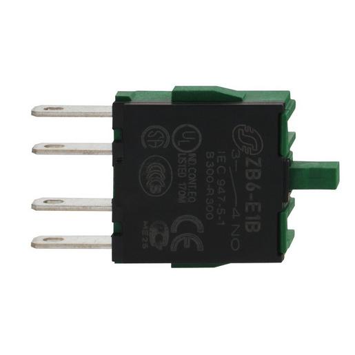 1St. Schneider Electric ZB6E2B Hilfsschalterblock, ZB6 Ø 16, 1Ö Silberlegierung