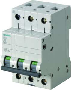 1St. Siemens 5SL6106-7 Leitungsschutzschalter 230/400V 6kA, 1-p