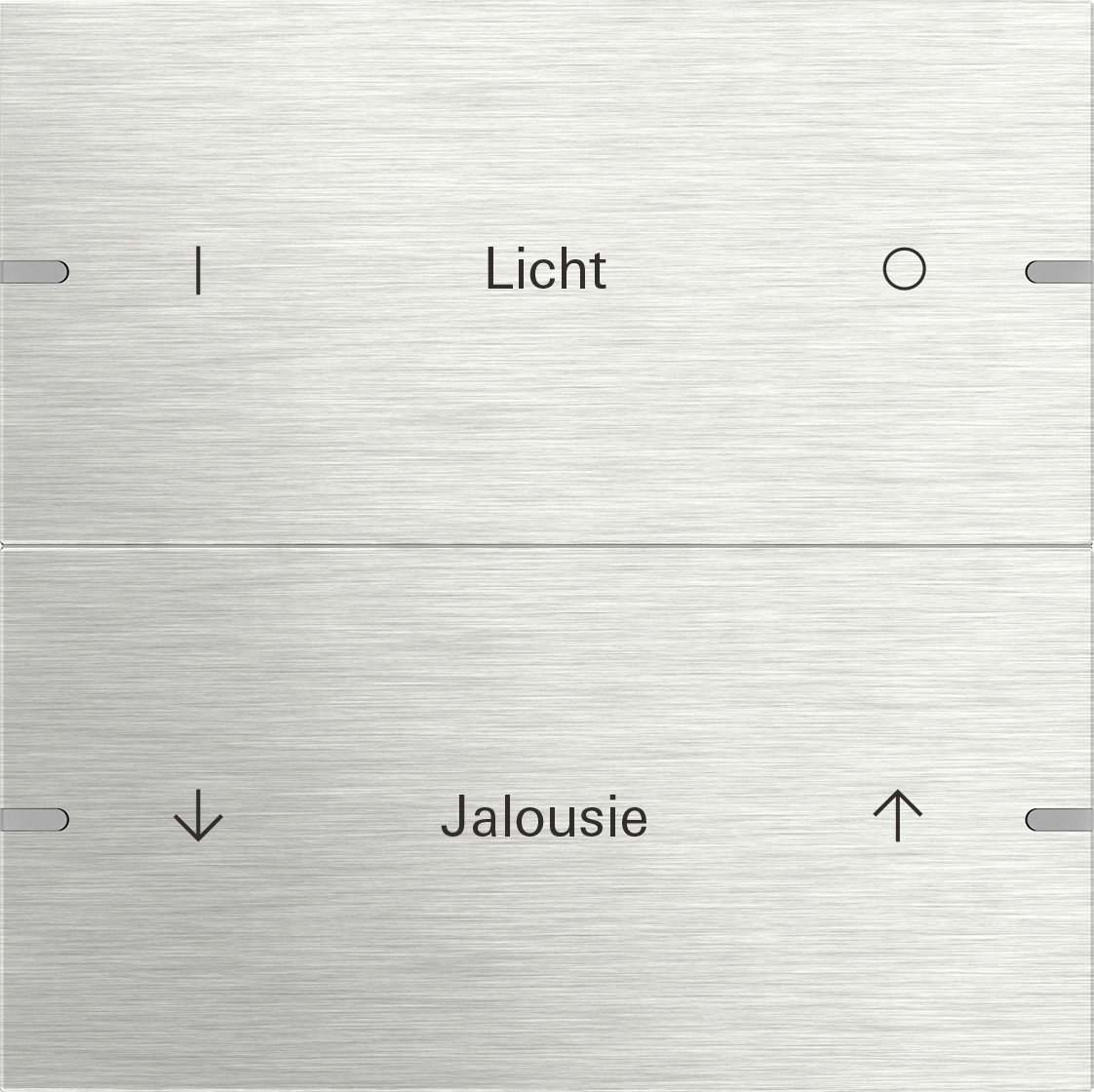 1St. Gira 5032219 Wippenset 2f indiv. Tastsens.4 TS4 Edelstahl