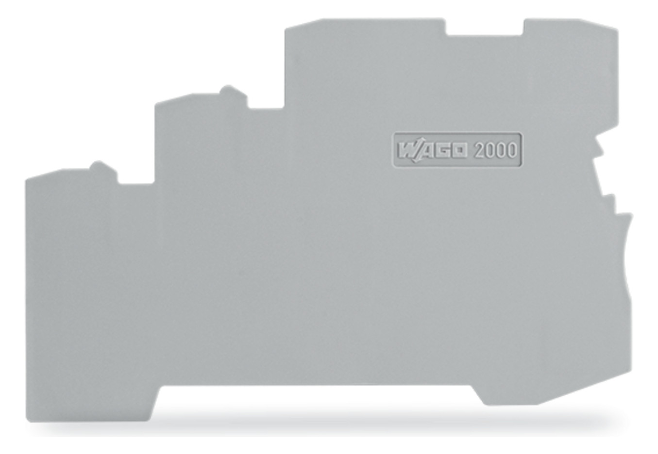 100St. Wago 2000-5391 Abschluss- und Zwischenplatte 1 mm dick