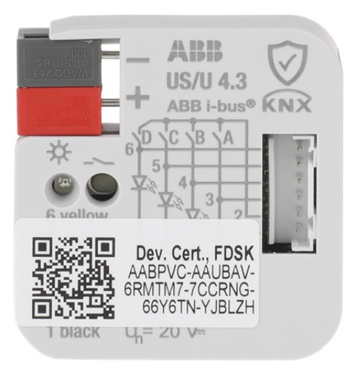 1St. ABB US/U4.3 Universal-Schnittstelle, 4fach UP