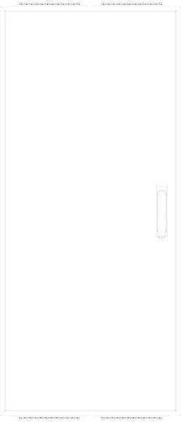 1St. F-Tronic ZF122 Leergehäuse ZF122, IP54, H=1250mm, B=550mm 7120532