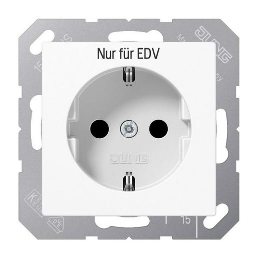1St. Jung A1520EDVWW SCHUKO-Steckdose EDV