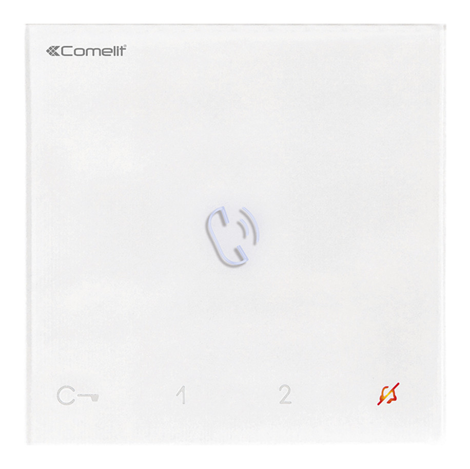 1St. COMELITG 6751W Innenstation Audio, Mini HF, weiss