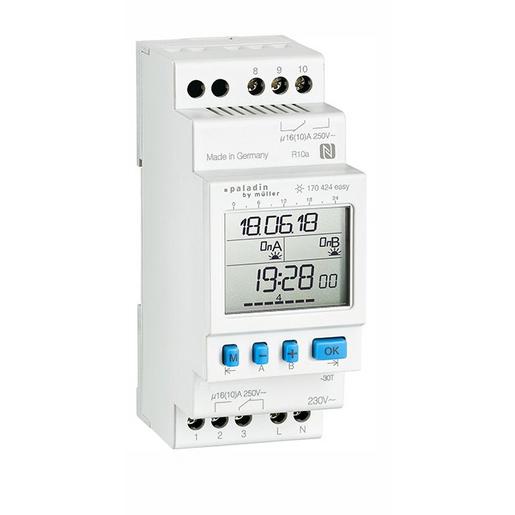 1St. NVSUD2K56P2TEA.01 Digitale Zeitschaltuhr 2-Kanal mit Astro-Programm