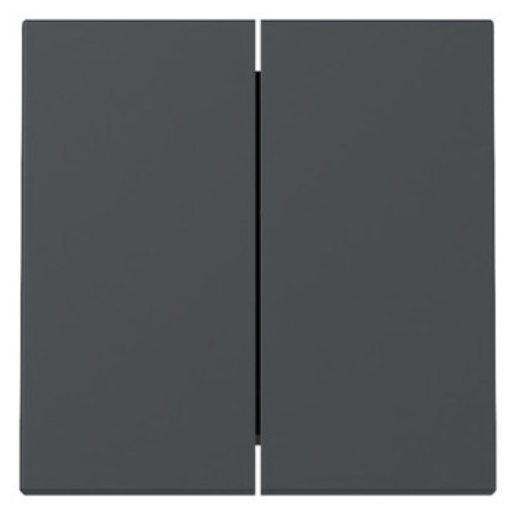 1St. Gira 329528 Wippe 2-fach System 55 anthrazit