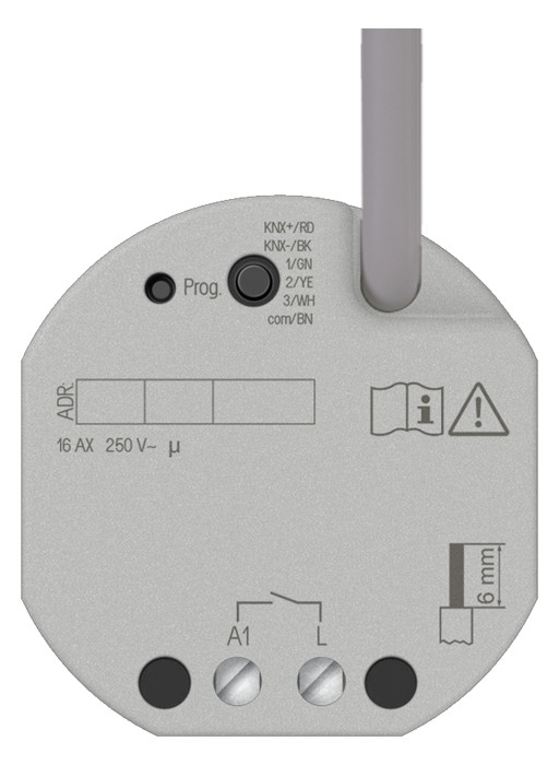 1St. Jung KNX Schaltaktor 1fach UP 230011SU