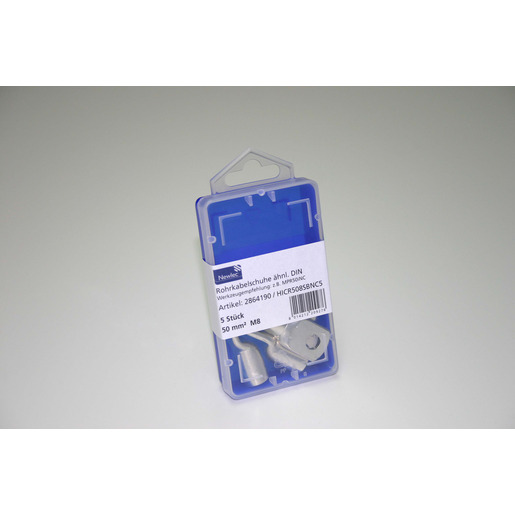 1Pk = 5 Stück Rohrkabelschuh 50 mm² M8 verzinnt