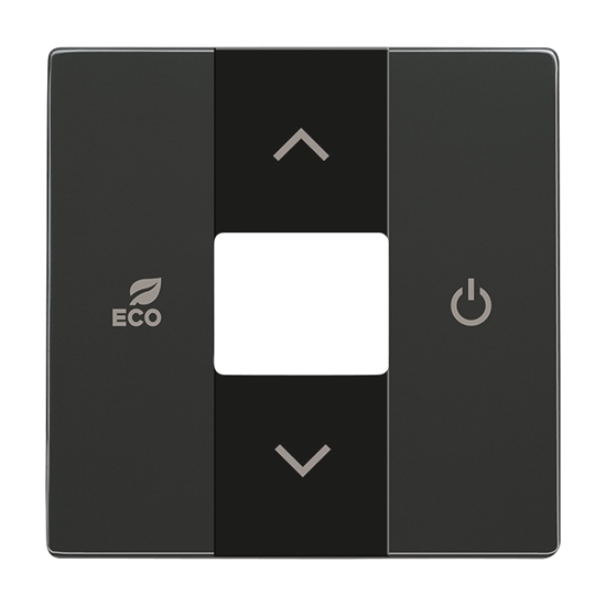 1St. Busch-Jaeger 6235-81 Zentralscheibe, für Raumtemperaturregler Busch-free@home anthrazit