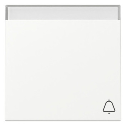 1St. Gira 367327 Wippe Symbol Klingel + BSF System 55 reinweiß seidenmatt