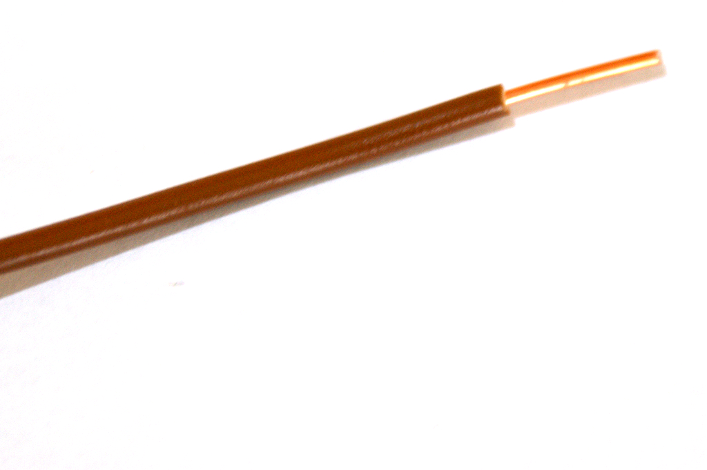 100m H07V-U 2,5mm² PVC Aderleitung 1x2,5 starr Braun