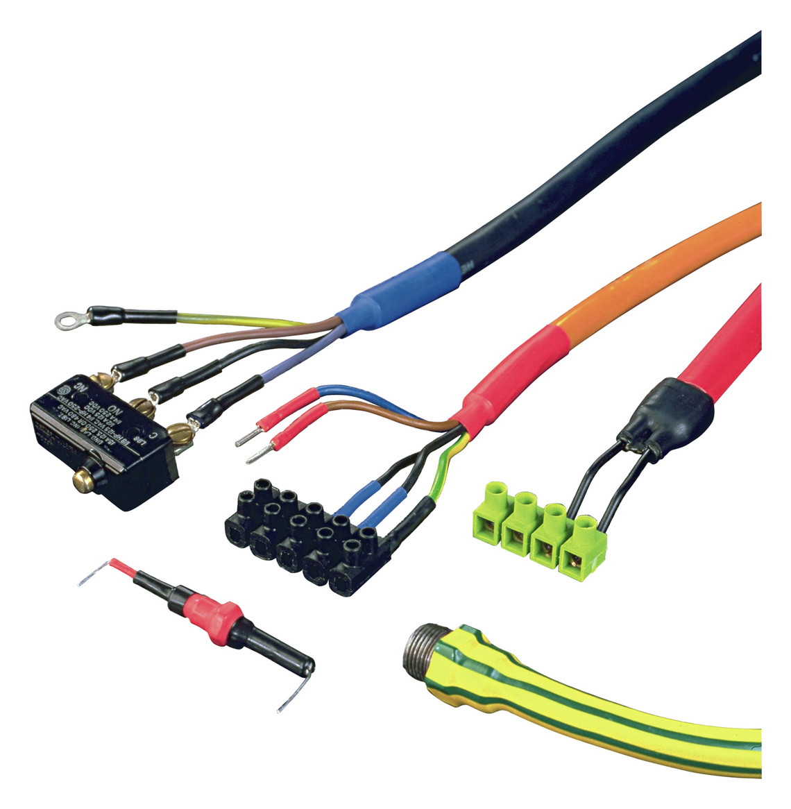 5St. 3M GTI3000-24/8bl Warmschrumpfschlauch, Blau, 24/8 mm, 1 m
