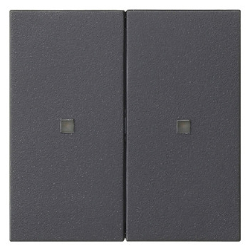 1St. Gira KNX RF Bedienaufs.2f System 510728 55 Anthrazit