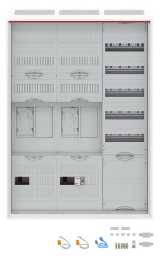 1St. Striebel & John BA37CGL Komplettschrank, AP BKE-I, A37 2Z2R1V5A2OVR verkehrsweiß 2CPX054228R9999