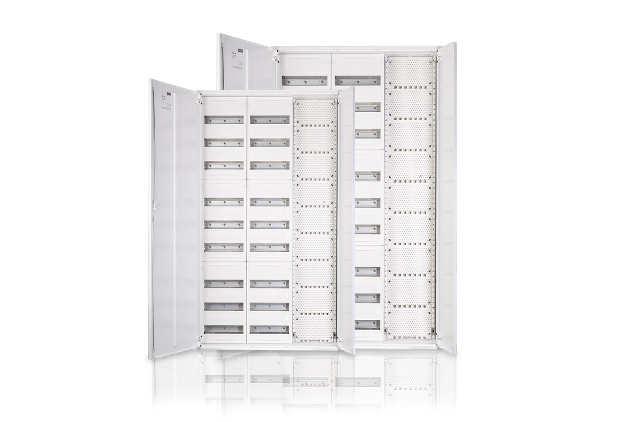 1St. F-Tronic VS3-9-M1 AP Medienverteiler VS3-9-M1, 3-feldrig, 9r 7110298