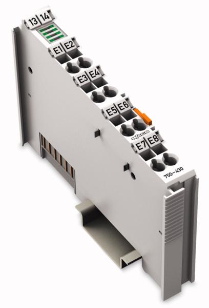 1St. Wago 750-430 Basismodul 8 DI 24V DC 3,0 MS 750430 1St. Wago 750-430 Basismodul 8 DI 24V DC 3,0 MS 750430