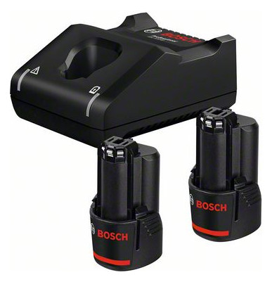 1St. Bosch STARTER-SET+GAL Akku Starter-Set: 2 x GBA 12 Volt, 2.0 A
