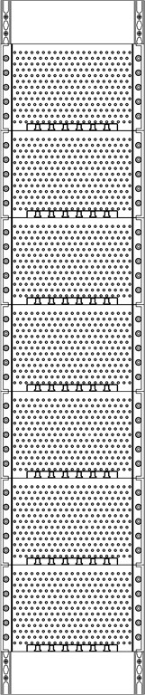 1St. F-Tronic KX8 Kommunikationsfeld 1-feldrig, H=1200mm, KX8 7120207