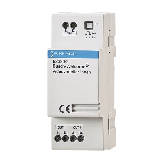 1St. Busch-Jaeger 83320/2 Videoverteiler Innen REG Busch-WElcome (2-Draht-System)