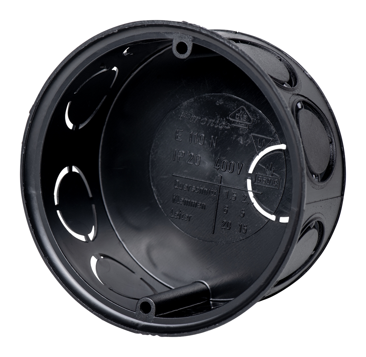 25St. F-Tronic E110 UP Verbindungsdose E110, Ø 72mm, t=35mm 7310133